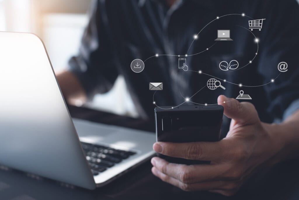 Digital,marketing,media,(website,ad,,email,,social,network,,seo,,video,